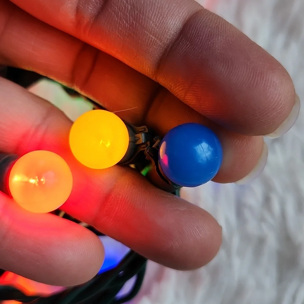 Vintage 50 ct multicolor string light